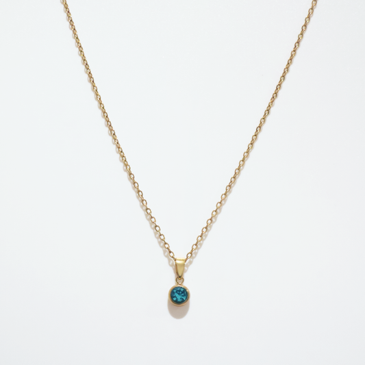 Birthstone Necklace in Gold