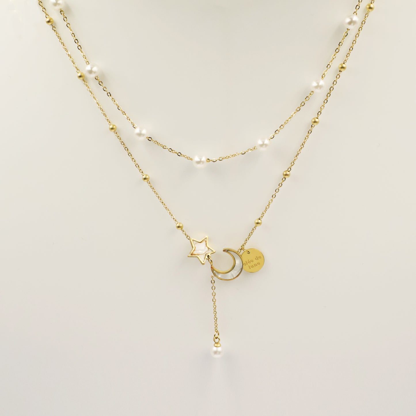 Starry Night Necklace in Gold